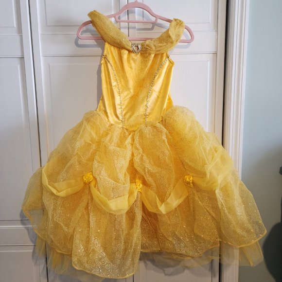 Disney Other - Girl's Authentic Deluxe Disney Belle Costume